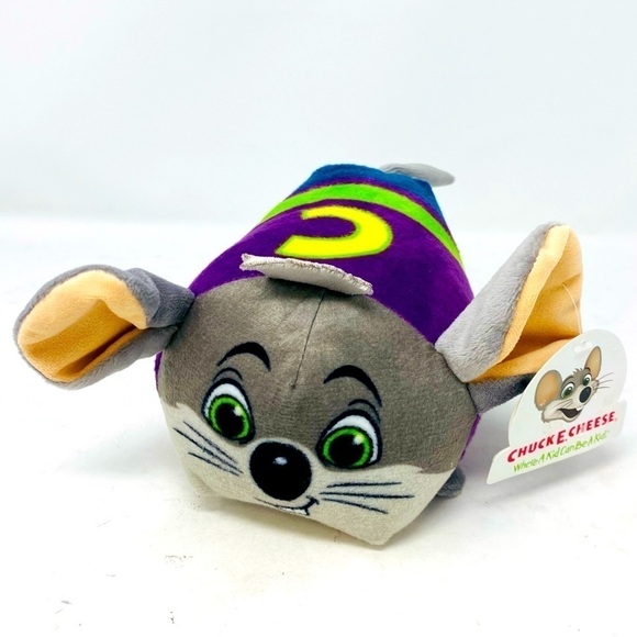 Chuck E. Cheese Mascot Mouse Plush W/ Tags 7” - Picture 1 of 9